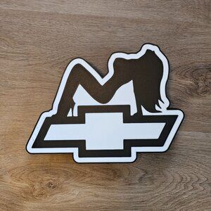 Chevrolet Bowtie Girl LED Lightbox Sign